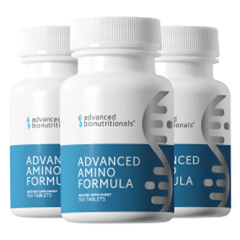 advanced bionutritionals advanced amino formula 3 bottles — 90-day supply